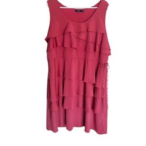 Ruffled Tiered Sleeveless Dress